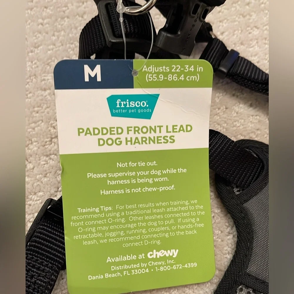 Frisco BLACK dog harnesss